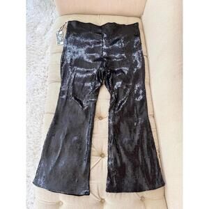 Future Collective Sequin Glam Pants - Black, Size 20/22 (NWT)